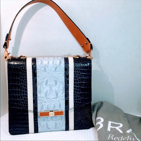 Brahmin Handbags - Brahmin Croc Embossed Handbag